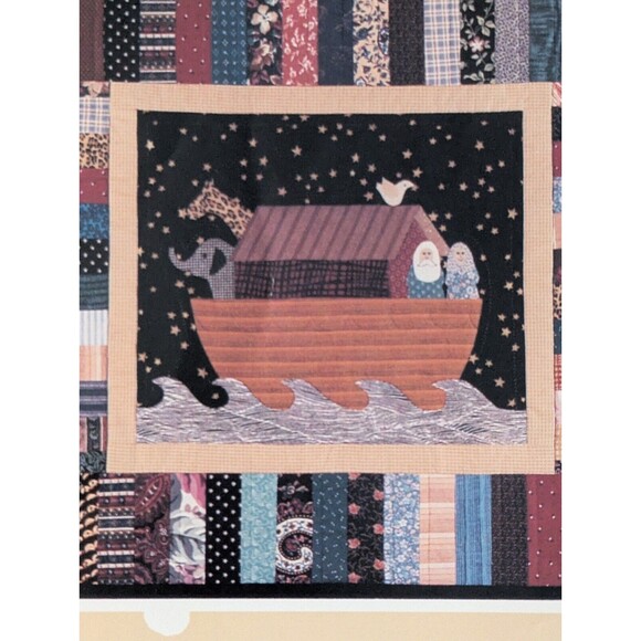 Noahs Ark Quilt Pattern Kathy Boudreau for Katrinka Designs Full Size Complete - Picture 2 of 6